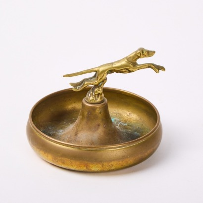 A Brass Greyhound Ashtray