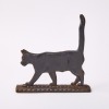 A Cast Iron Black Cat Doorstop - 2
