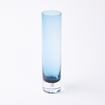An Iittala Smoked Glass Vase