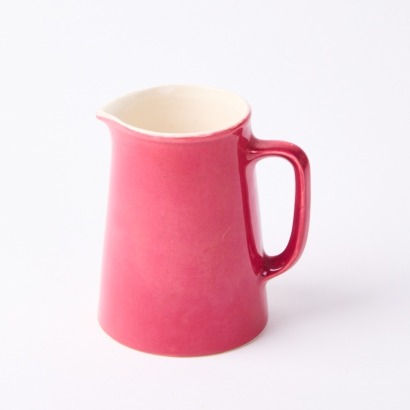 A Small Plum Crown Lynn Plum Hotel Jug