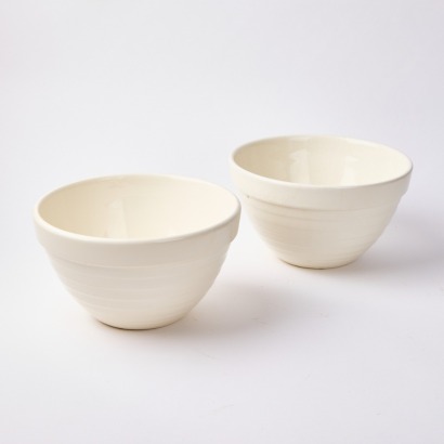 A Pair Of Crown Lynn Beehive Bowls