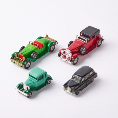 A Collection of Four Vintage Model Cars by Matchbox