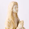 An Impressively Large Crushed Marble Virgin Mary Statue - 3
