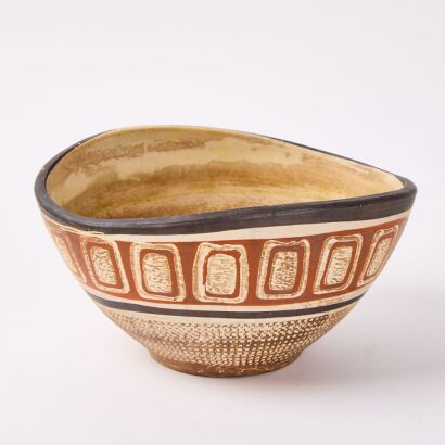 A Vintage West German Pottery Planter