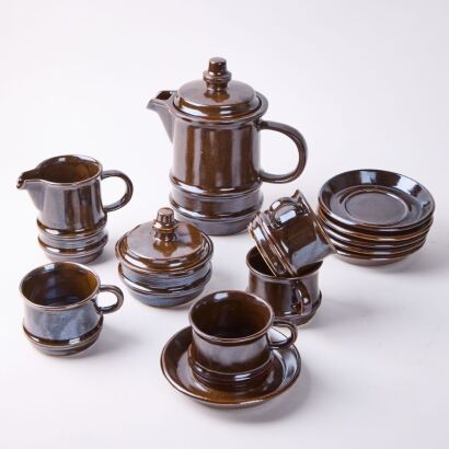 A Large Temuka Complete Tea Set