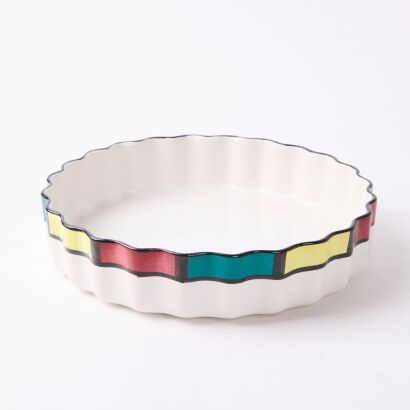 A Temuka NZ Potter Flan Dish