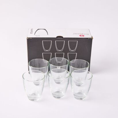 A Set Of Six Borgonovo Italian Glass Tumblers
