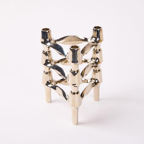 A Set of Three BMF Nagel Candle Holders