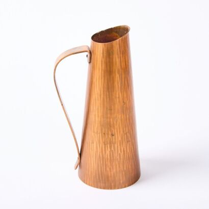 A Hammered Copper Jug