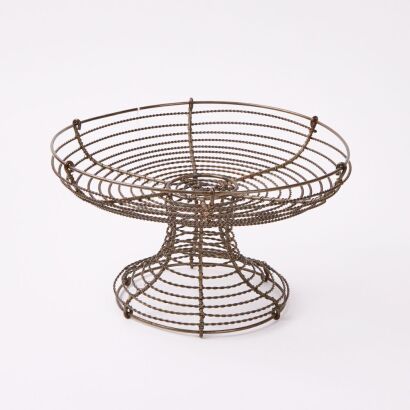 A Twisted Wired Handcrafted Comport