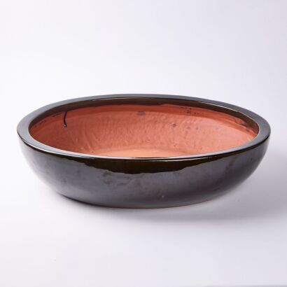 A Large Oval Bonsai Pot