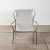 A Retro Wire Framed Outdoor Chair - 2