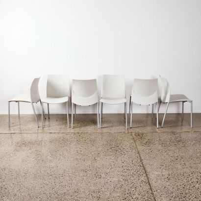 A Set of Six Global Chairs by Josep Llusca for Enea