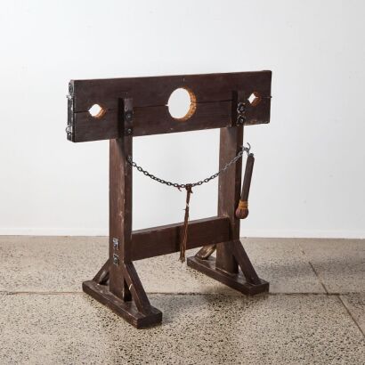 A Custom Made Wooden Prop Pillory