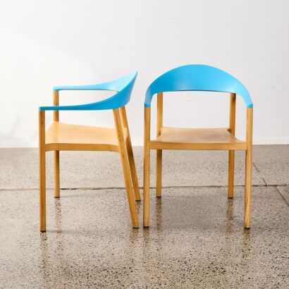 A Pair Of Monza Chairs By Plank Italy