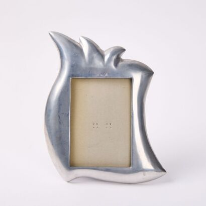 A Polished Aluminium Photo Frame