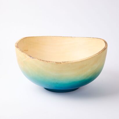 A Contemporary Wooden Feature Bowl
