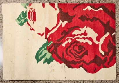 An Indian Hand Tufted Loop Wool Rug Designed By Trelise Cooper