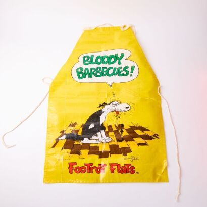 A Vintage Footrot Flats Bbq Apron