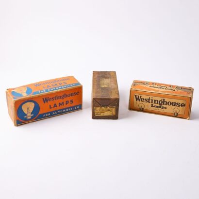 A Collection of Three Boxed Automobile Replacement Lamps