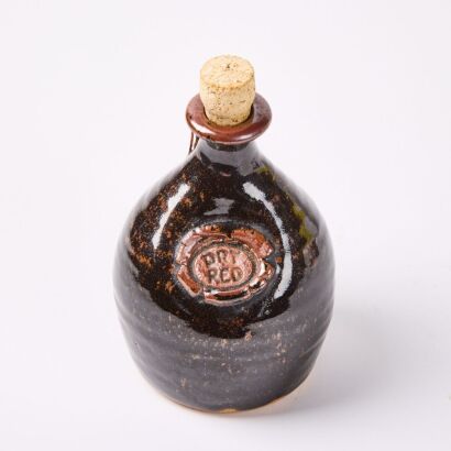 A Guy Williams Wine Flagon Made at Driving Creek
