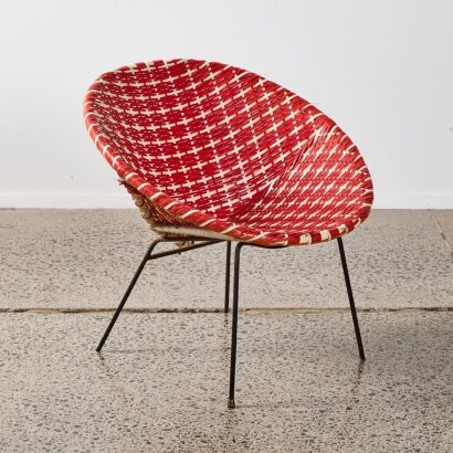 A Sputnik Satellite Cone Chair. Dirk Van Sliedregt Style, c.1950s