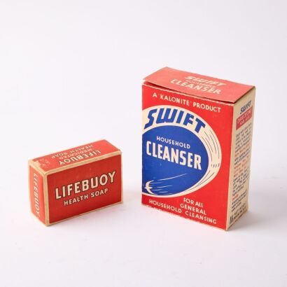 Two Vintage Boxed Hygienic Ware