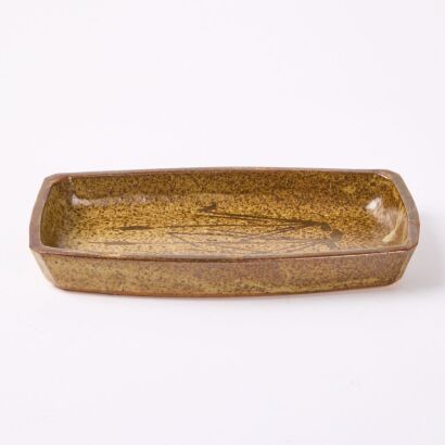 A Bruce Martin Rectangular Pottery Dish