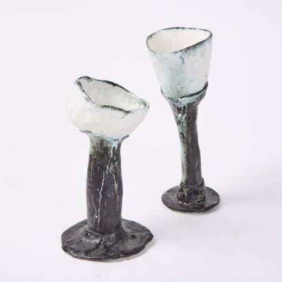 A Pair of Julia Morrison Goblets