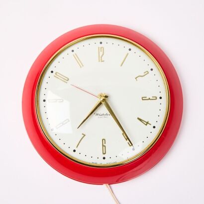 A Westclox Electric Wall Clock