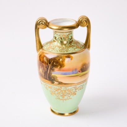 An Antique Noritake Porcelain Vase