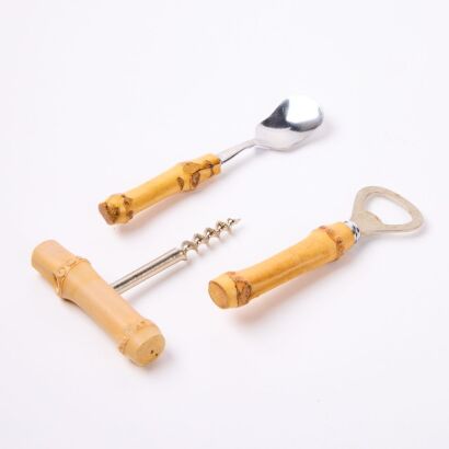 A Collection of Three Retro Cane Bar Tools