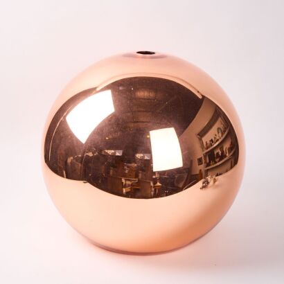 A Large Tom Dixon Bronze Ball Lamp
