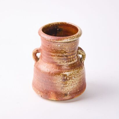 A New Zealand Soda Fired Pottery Vase