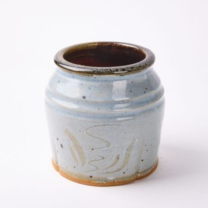 A Glazed Pottery Storage Jar