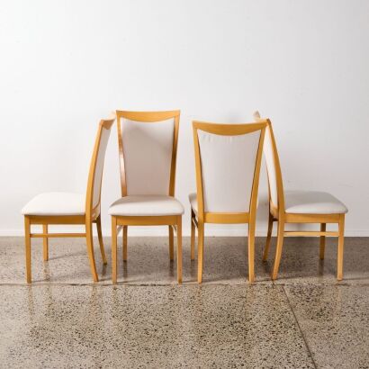 A Set Of Four Contemporary Oak Chairs
