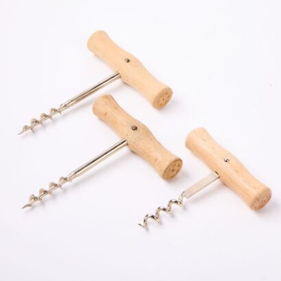 A Collection Of Three Plain Simple Useful Vintage Corkscrews