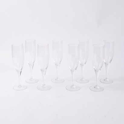 Eight Rosenthal Champagne Flutes