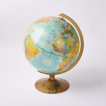 A Vintage Repogle Globe World Nation Series