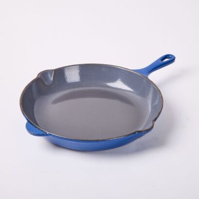 A Le Cruset #26 Frying Pan
