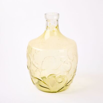 A Small Green Glass Carboy