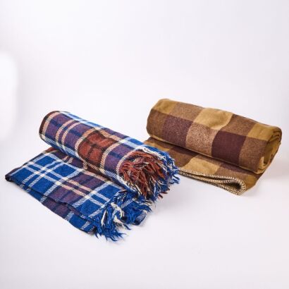 Two Travel Rugs