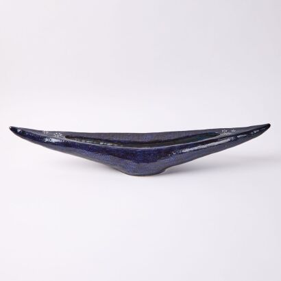 A Large and Impressive Studio Pottery Waka Form by Sang Sool Shim & Keum Sun Lee