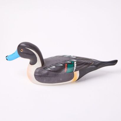 A Handmade Pintail Duck Decoy