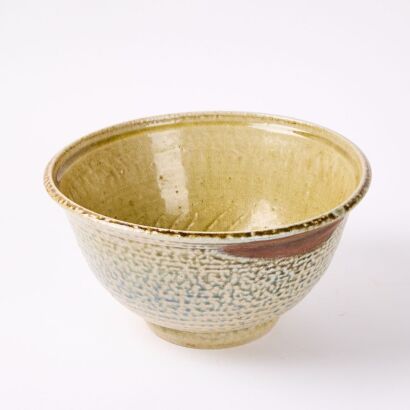 A Large New Zealand Salt Glaze Studio Pottery Bowl