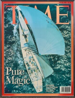 A Vintage Time Magazine Poster Featuring Black Magics