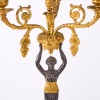 A Pair of Reproduction French Empire Period Bronze Gilt Candelabras - 2