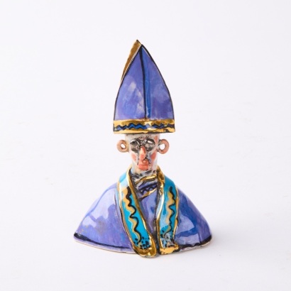 A Handmade Ceramic Bishop