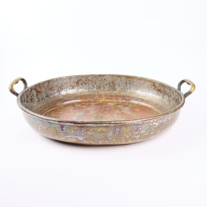 A Large Copper Dish