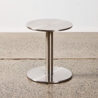 A Modernist Steel Side Table from Thonet